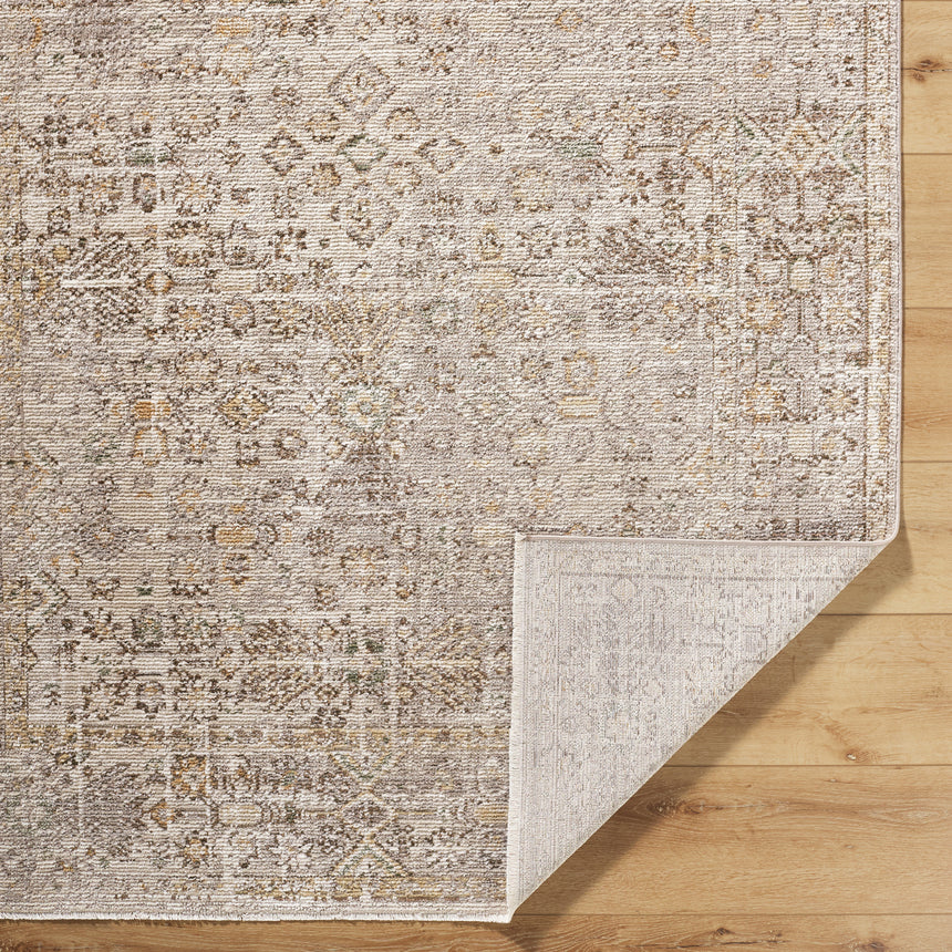 Myrtle Avenue I Galey Alix x Livabliss Vintage Oriental Boho Taupe/Cream Rug