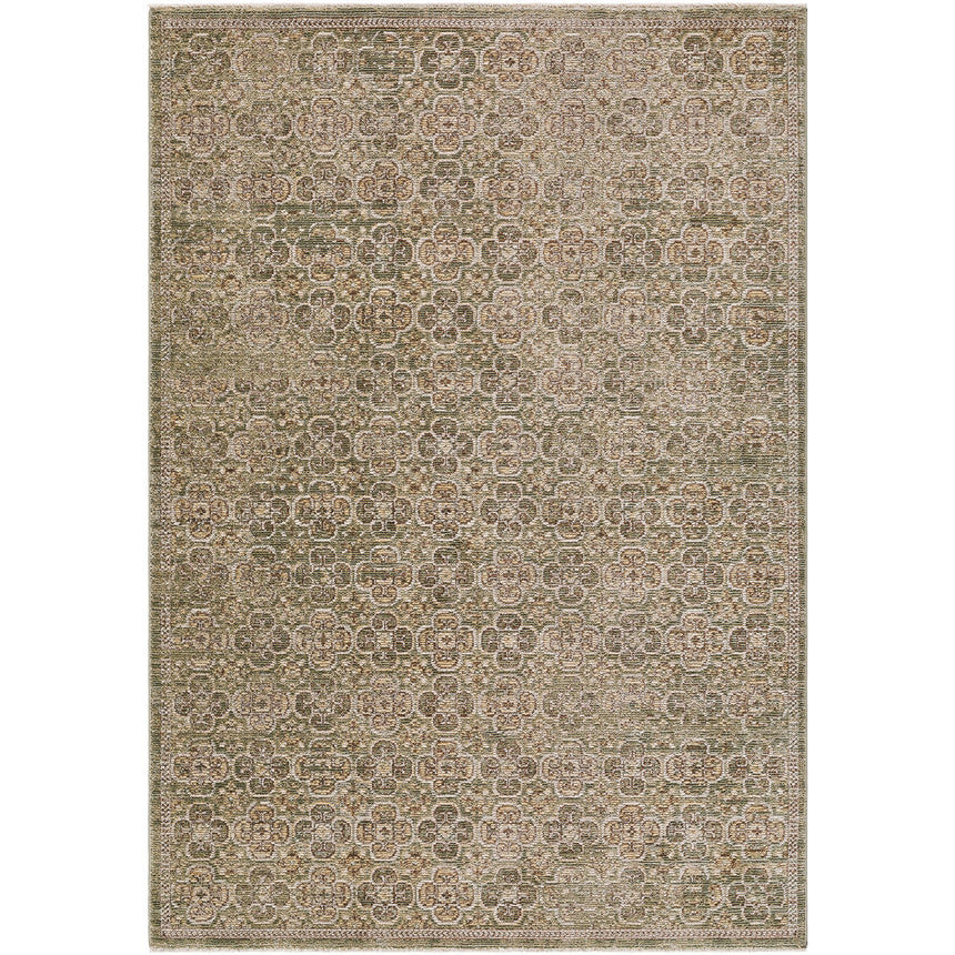 Myrtle Avenue II Galey Alix x Livabliss Vintage Oriental Boho Olive Rug