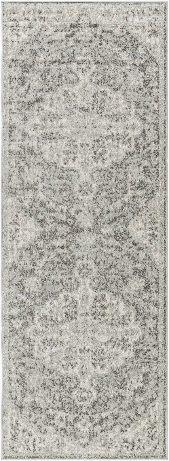 Lou Vintage Oriental Boho Black Rug