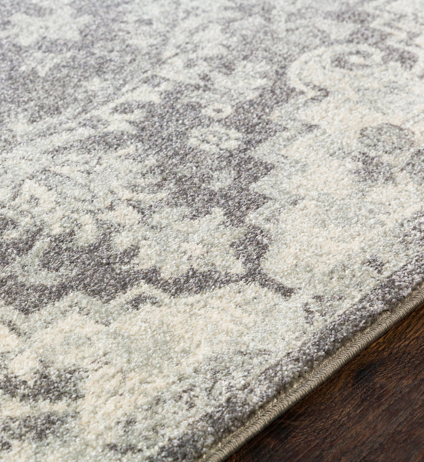 Lou Vintage Oriental Boho Black Rug