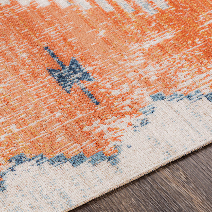 Nawel In- & Outdoor Global Burnt Orange Rug