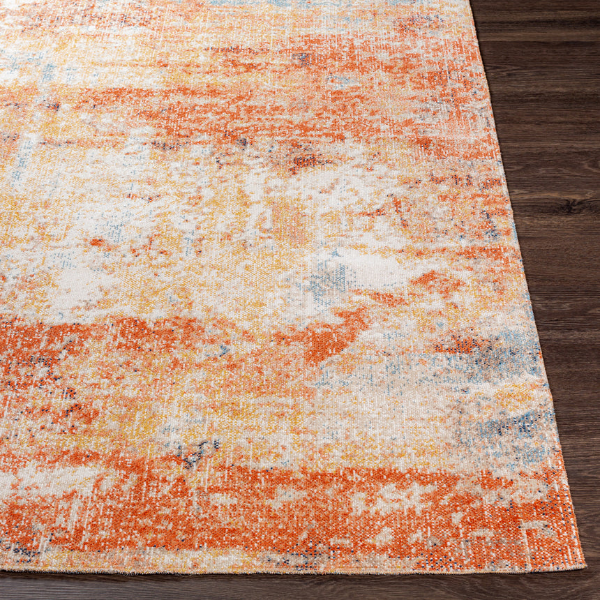 Samira In- & Outdoor Modern Burnt Orange Rug