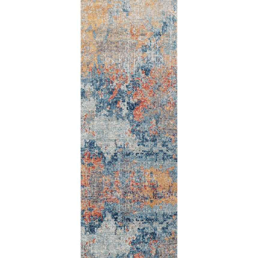Mona In- & Outdoor Modern Burnt Orange Rug