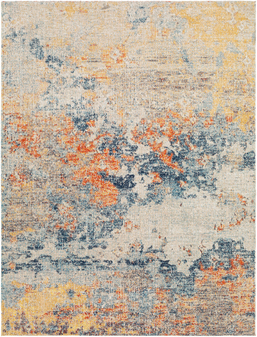 Mona In- & Outdoor Modern Burnt Orange Rug