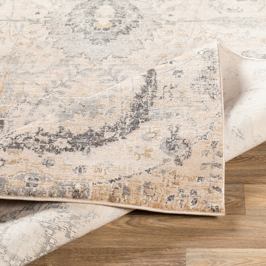 Aarya Vintage Oriental Boho Beige Rug