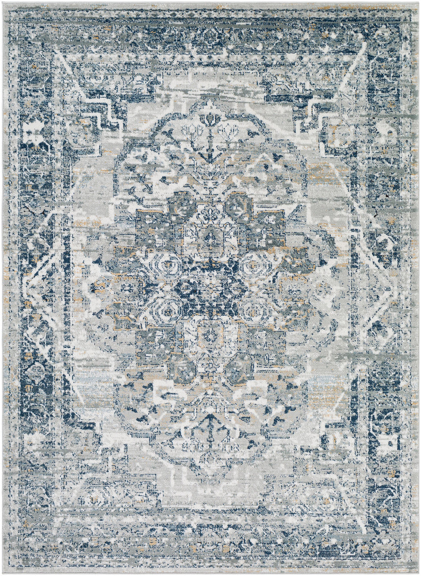 Isabella Vintage Oriental Boho Navy Rug