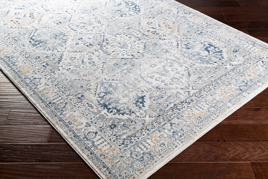 Camila Vintage Oriental Boho Light Grey Rug