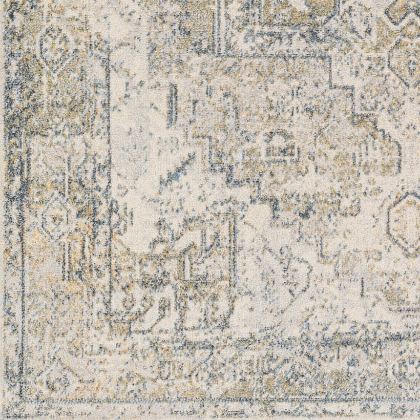Vivian Machine Washable Traditionnal Boho Taupe Rug - Image 6