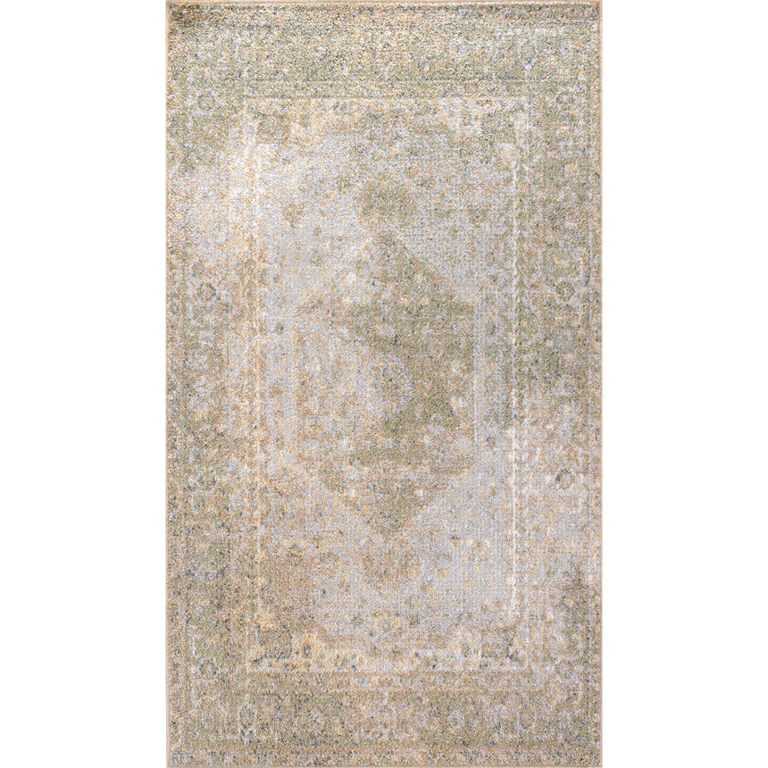 Boka Machine Washable Traditionnal Boho Camel Rug