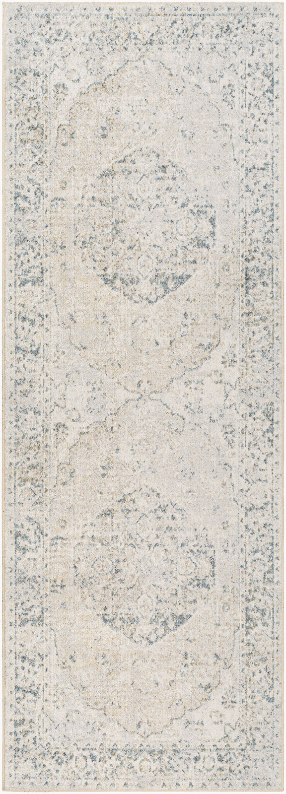Amayra Machine Washable Traditionnal Boho Oatmeal Rug