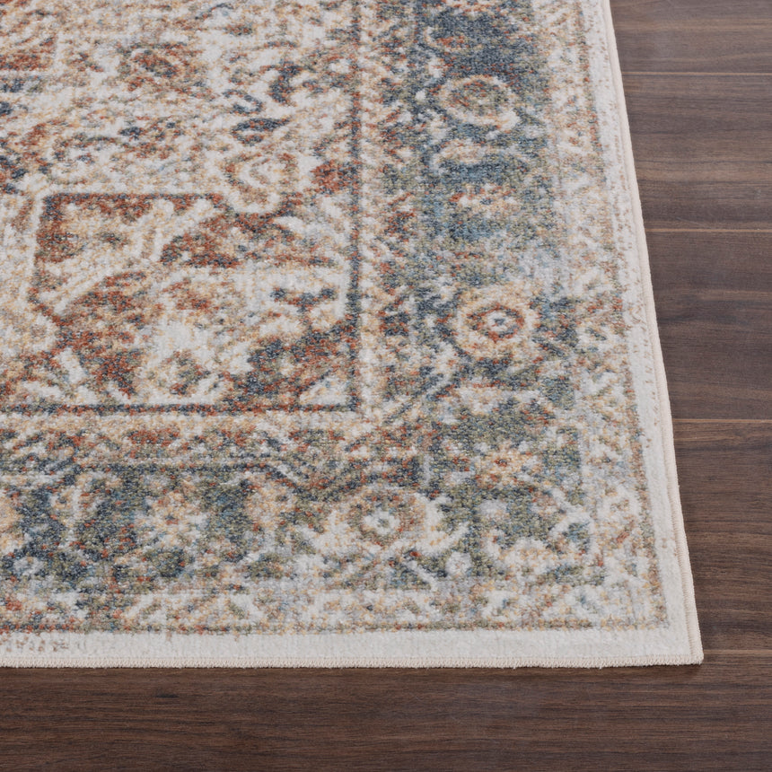 Alora Machine Oriental Modern Boho Burnt Orange Rug