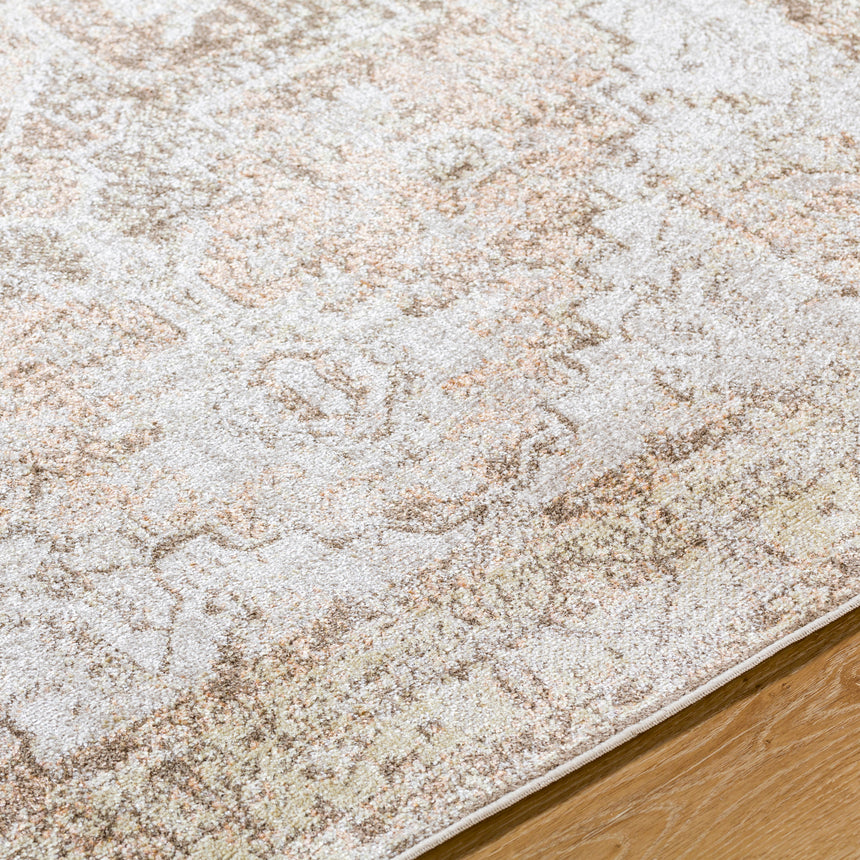 Vivian Machine Washable Oriental Boho Clay/Dark Brown Rug - Image 3