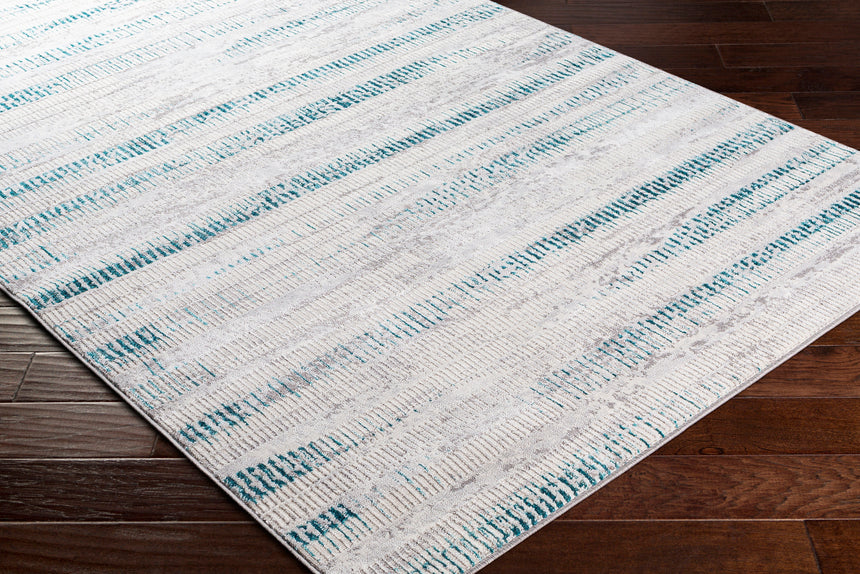 Maeva Scandi Modern Teal Rug