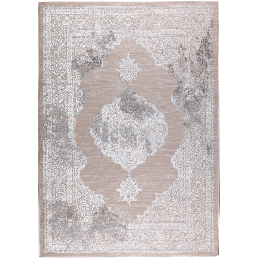 Azra Vintage Oriental Boho Beige/White Rug