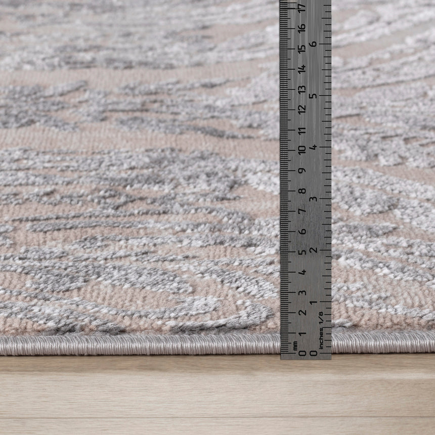 Ingrid Vintage Oriental Boho White/Grey Rug