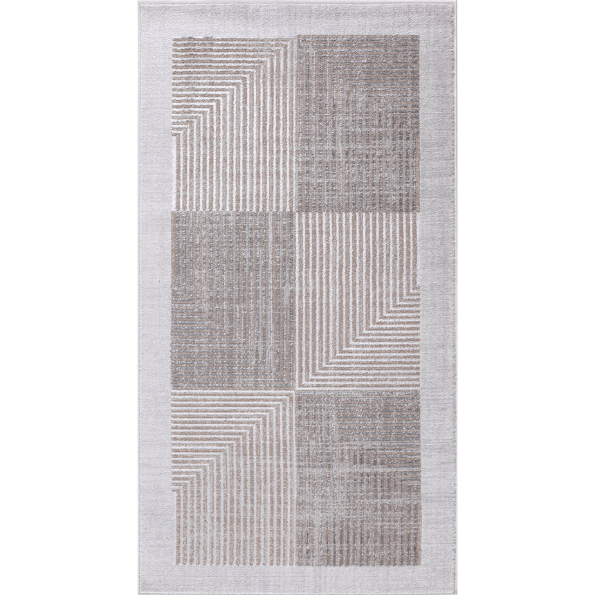 Aitana Scandi Modern Beige/White Rug