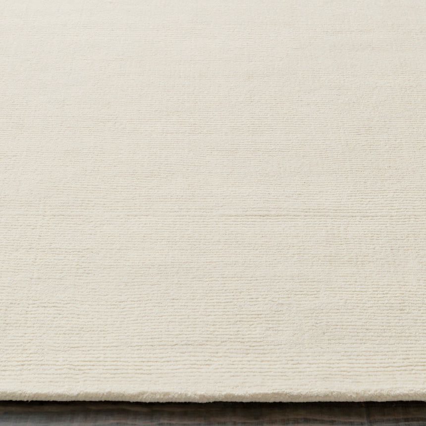 Mithila Hand-Loomed Modern Wool Cream Rug