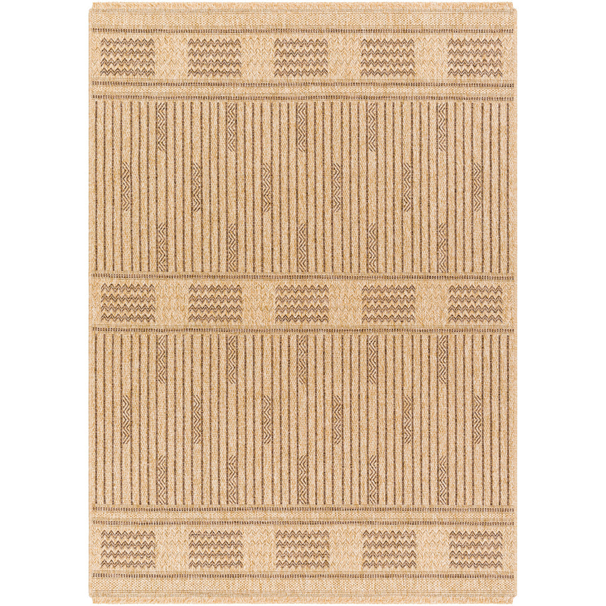Sunny In- & Outdoor Cottage Jute-Look Dark Brown Rug