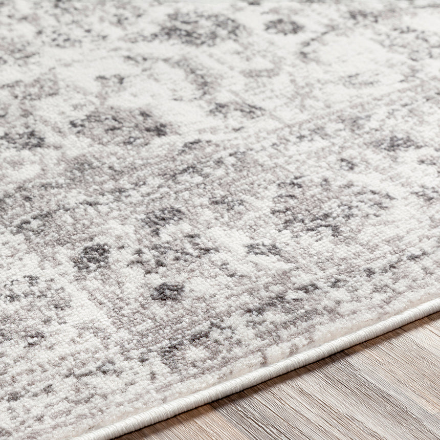 Sanvi Vintage Oriental Boho Light Grey Rug