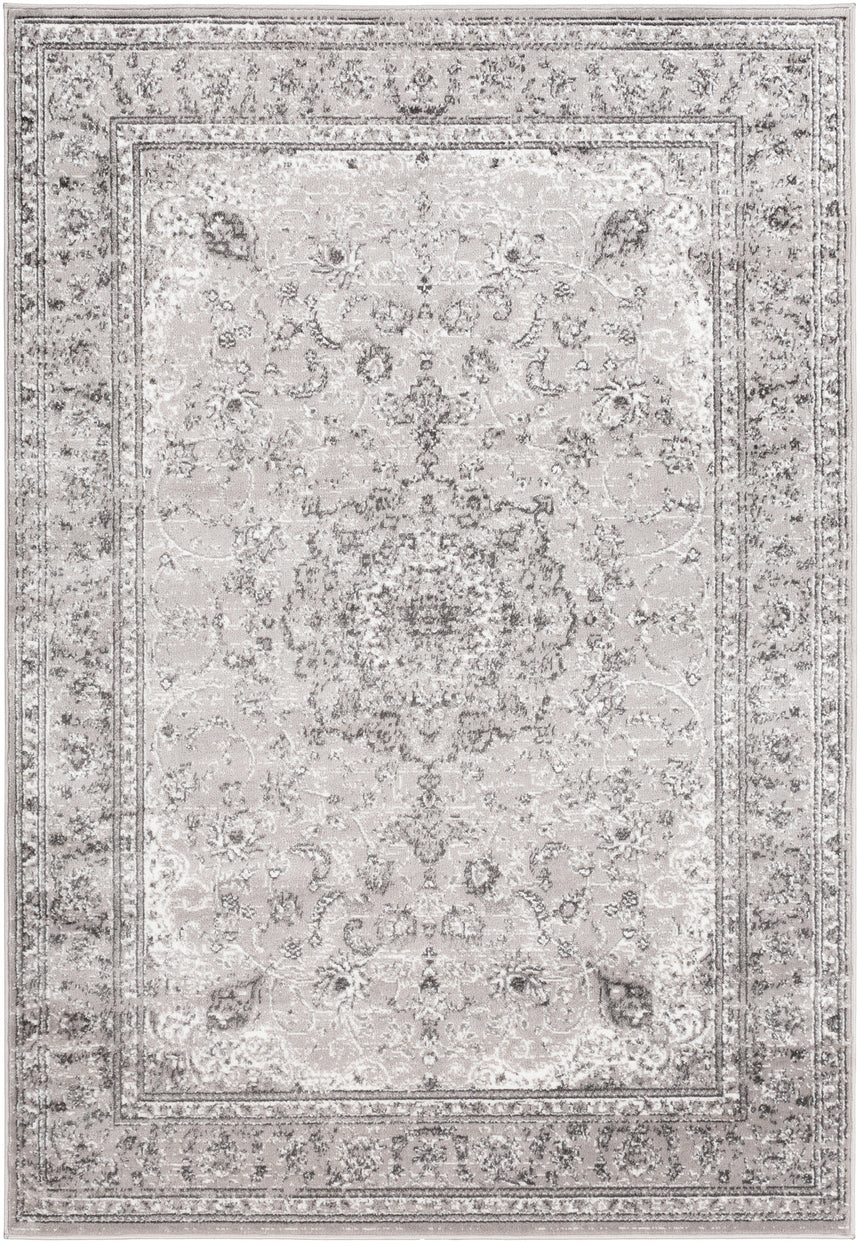 Sanvi Vintage Oriental Boho Charcoal Rug