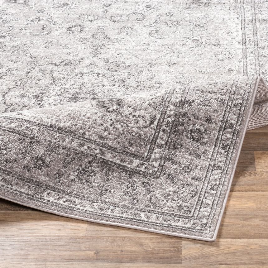 Sanvi Vintage Oriental Boho Charcoal Rug
