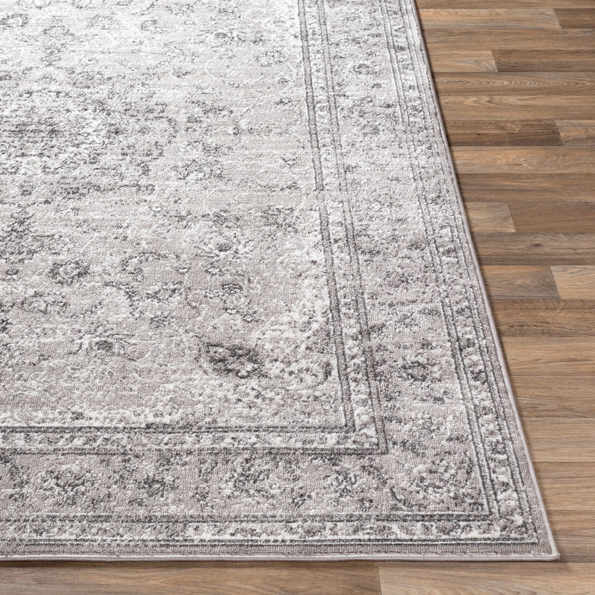 Sanvi Vintage Oriental Boho Charcoal Rug