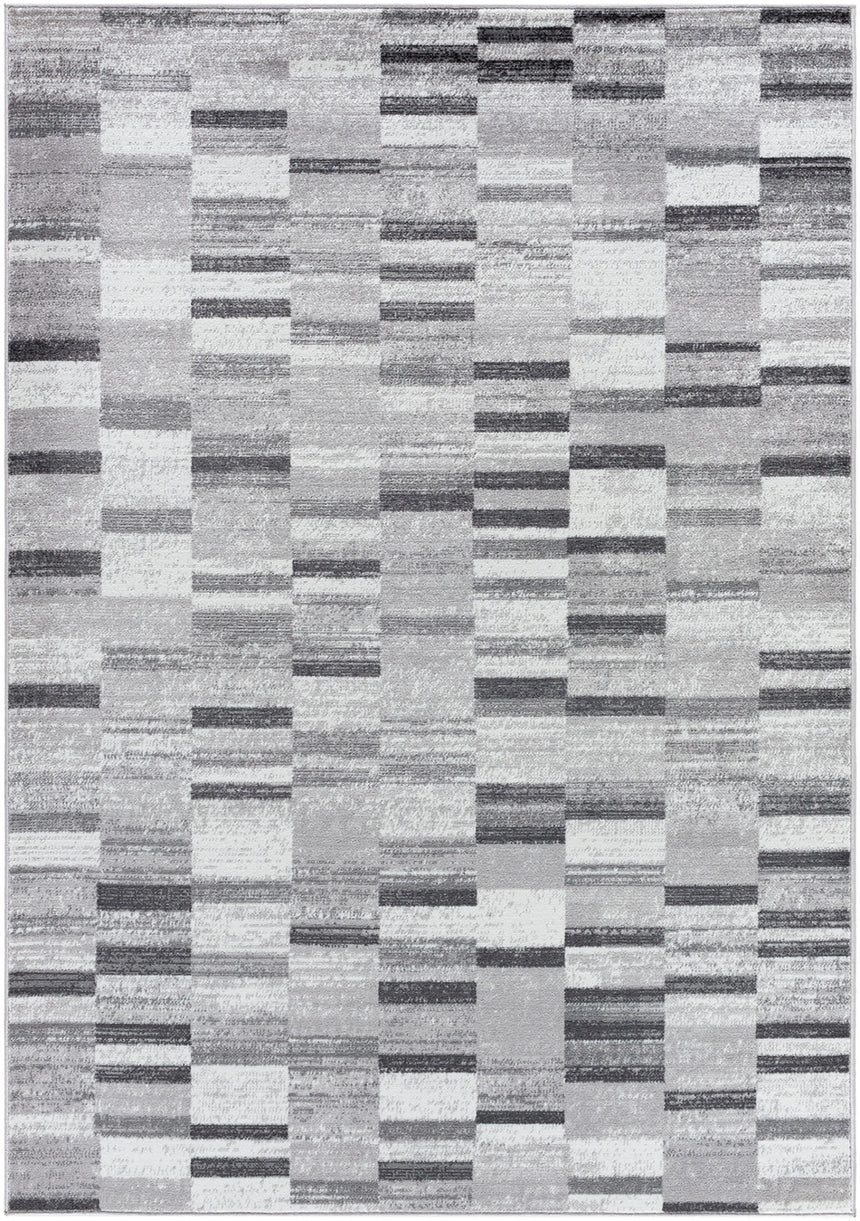 Bhaumi Scandi Modern Black Rug