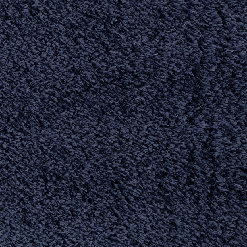 Soso Shaggy Solid Color Plush Pile Dark Blue Rug