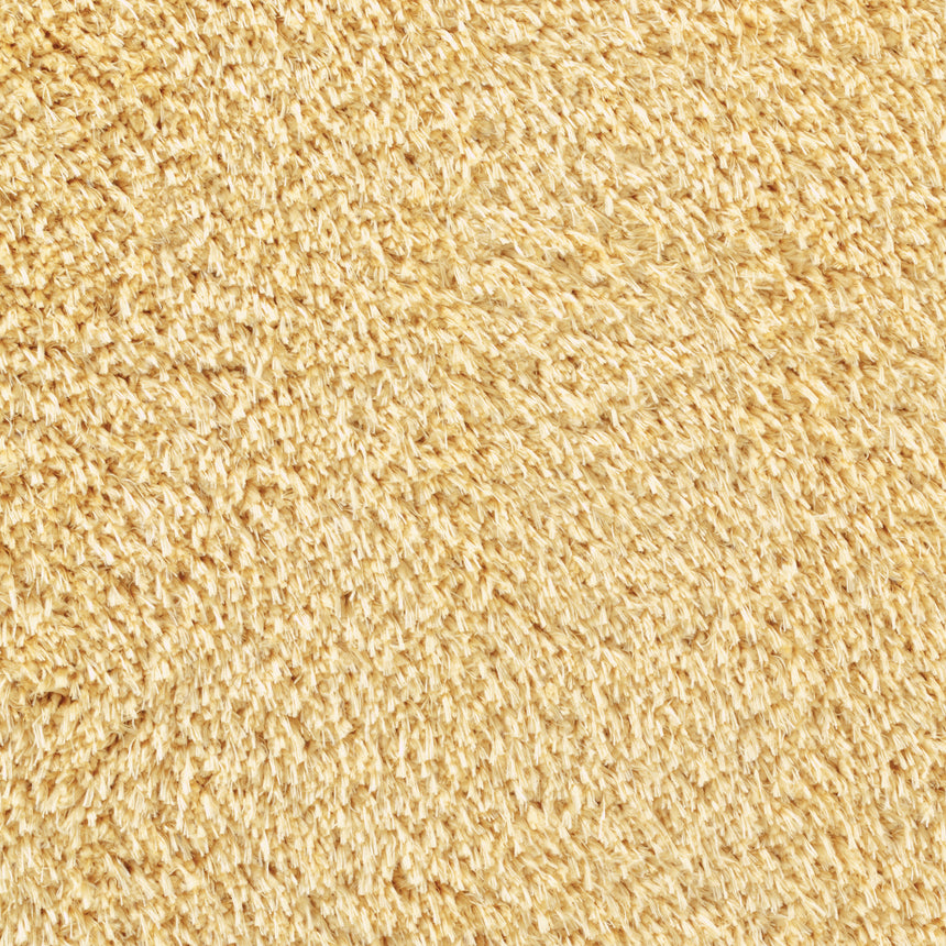 Soso Shaggy Solid Color Plush Pile Yellow Rug