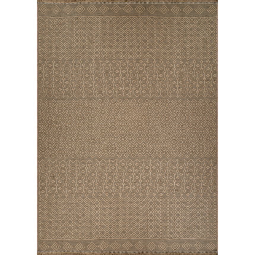 Kashvi Cottage Tan Machine Washable Jute Rug