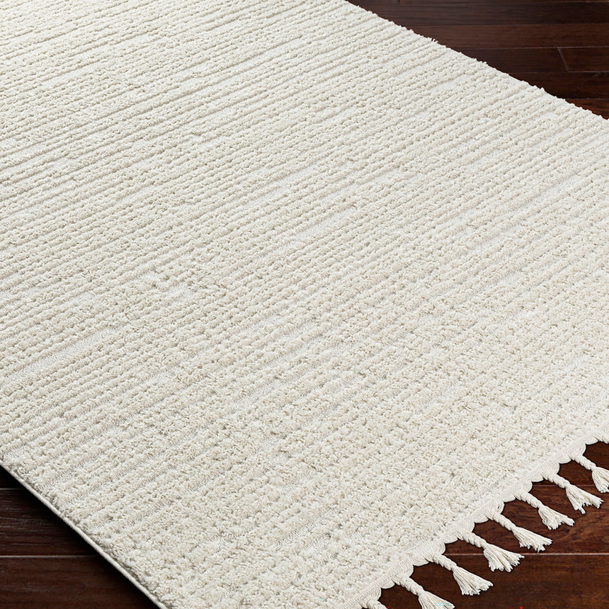 Tatum Scandi Global High Pile Ivory Rug