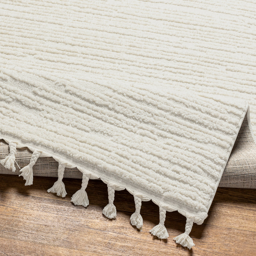 Tatum Scandi Global High Pile Ivory Rug