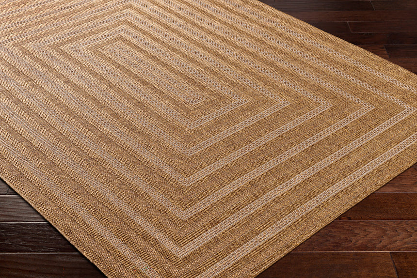Nymphi In- & Outdoor Jute-Look Brown/Tan Rug