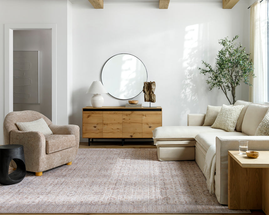 Spokane Our Pnw Home x Livabliss Vintage Oriental Boho Rust Rug