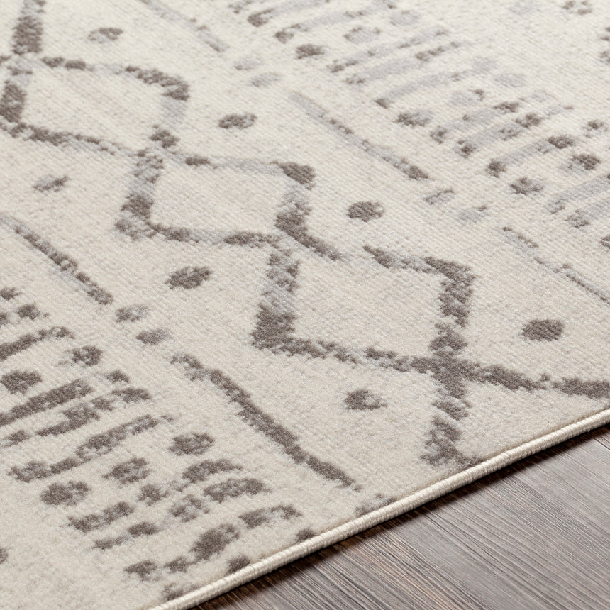 Hativi Scandi Global Light Grey Rug