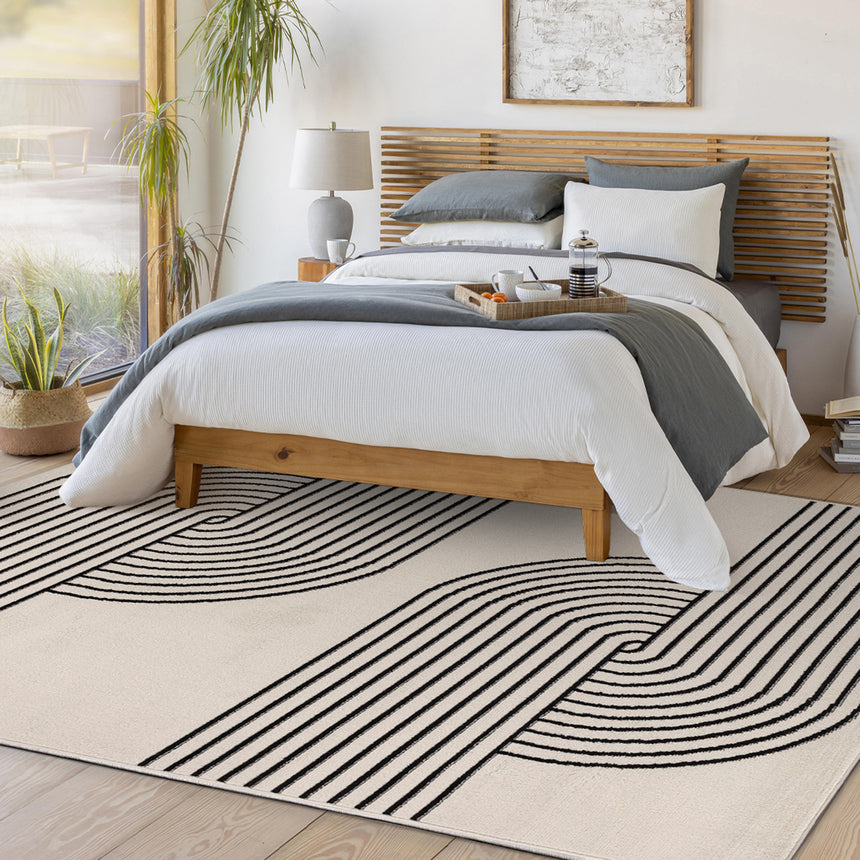 Constance Scandi Modern Beige Rug