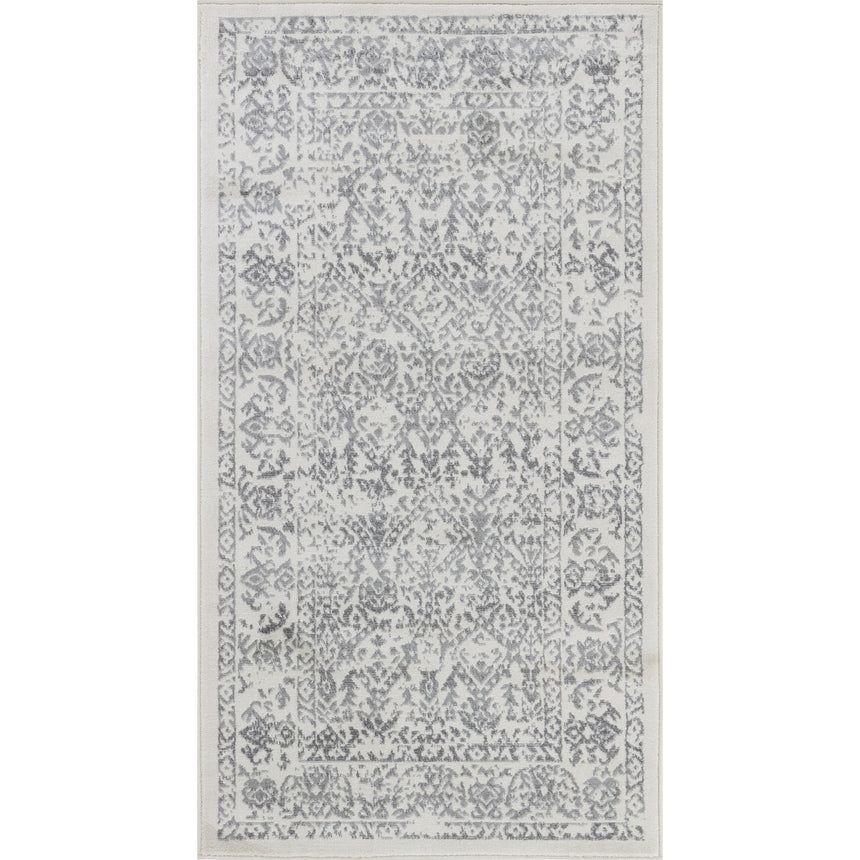 Margaux Vintage Oriental Boho Grey/Ivory Rug