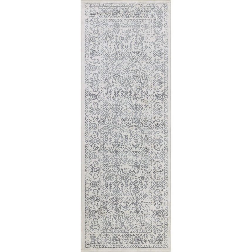 Margaux Vintage Oriental Boho Grey/Ivory Rug