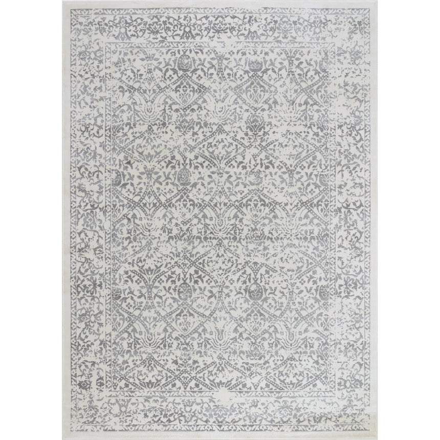 Margaux Vintage Oriental Boho Grey/Ivory Rug