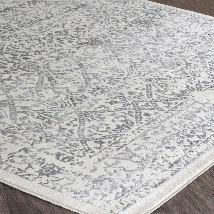 Margaux Vintage Oriental Boho Grey/Ivory Rug