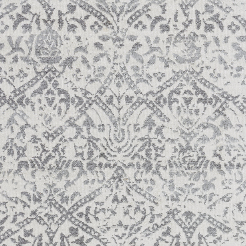Margaux Vintage Oriental Boho Grey/Ivory Rug