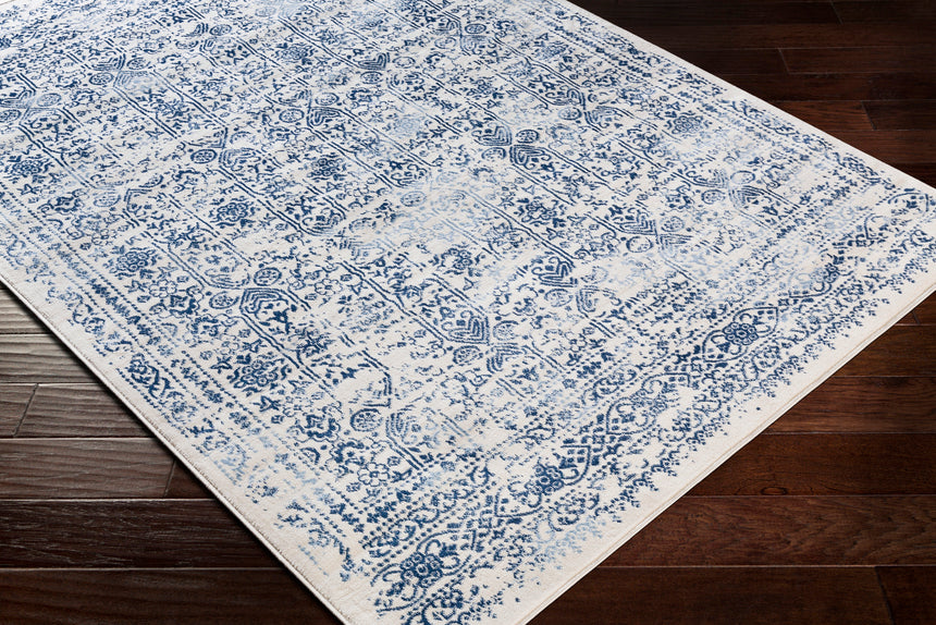 Vicky Vintage Oriental Boho Dark Blue Rug