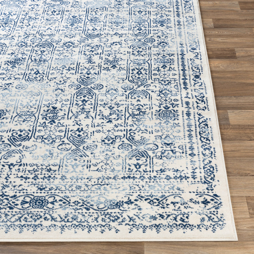 Vicky Vintage Oriental Boho Dark Blue Rug