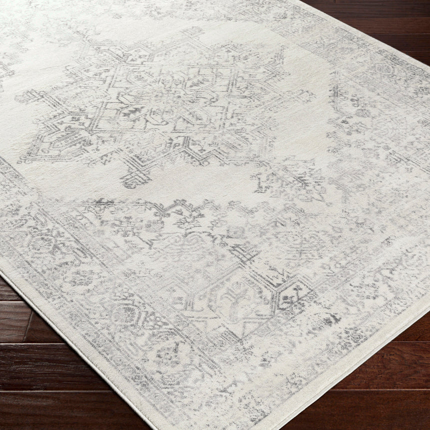 Ceren Vintage Oriental Boho Cream Rug