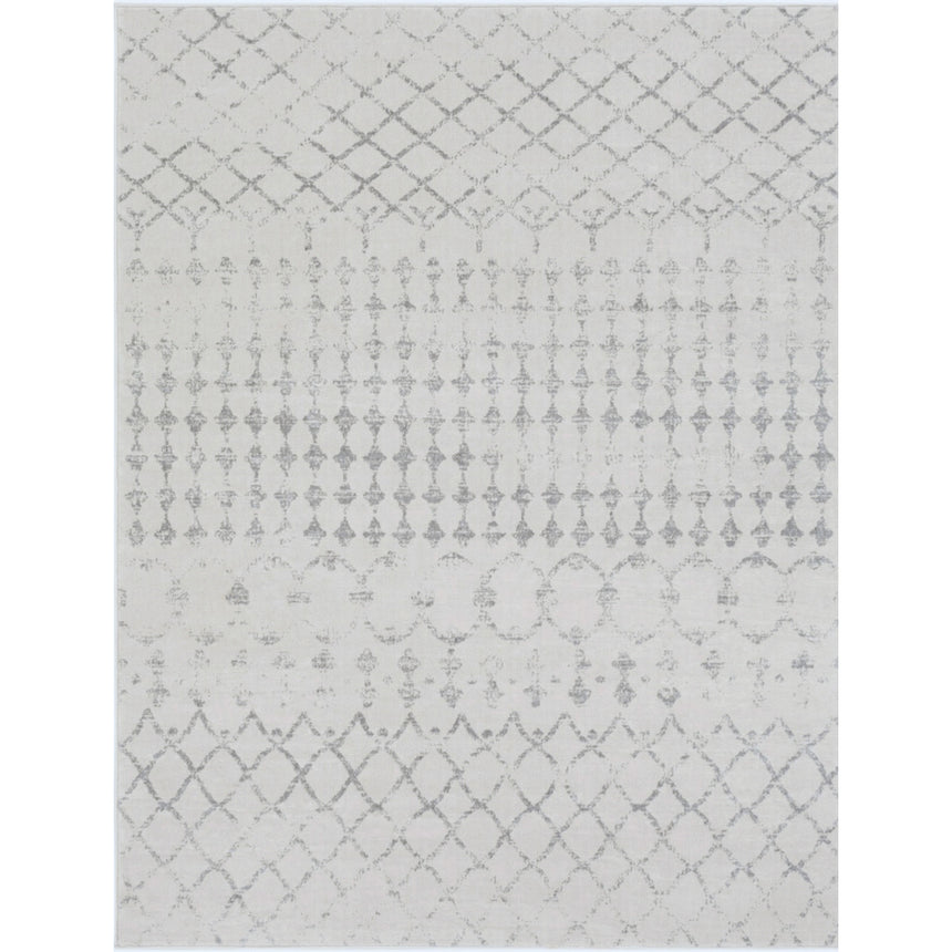 Sofia Berber Geometric High Pile Cream Rug