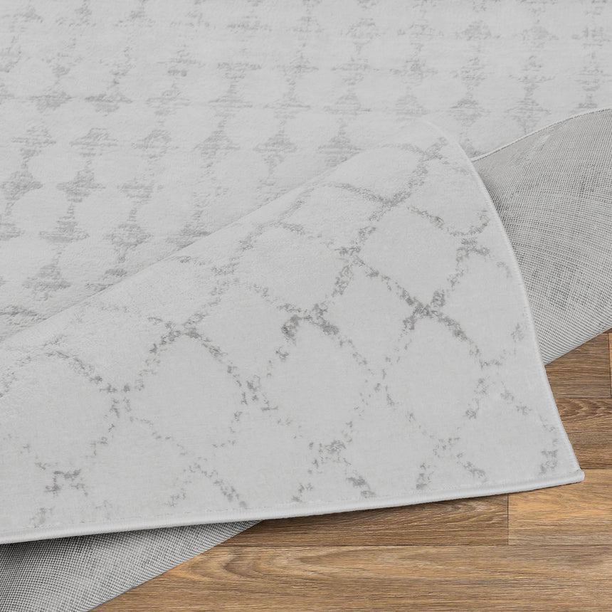 Sofia Berber Geometric High Pile Cream Rug