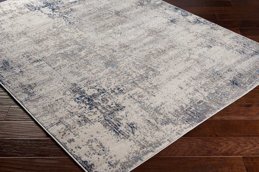 Lopika Abstract Modern Marble Grey Rug