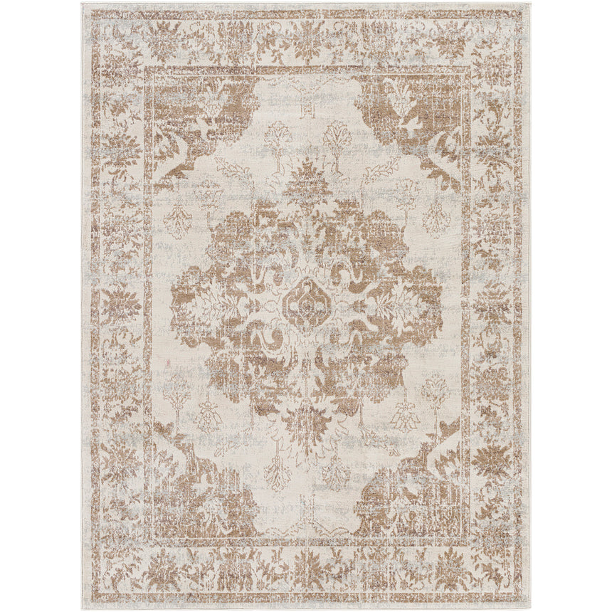 Shawna Vintage Oriental Boho Cream Rug