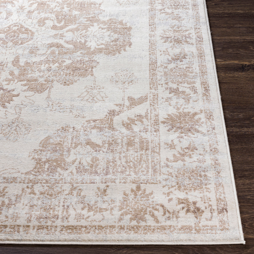 Shawna Vintage Oriental Boho Cream Rug