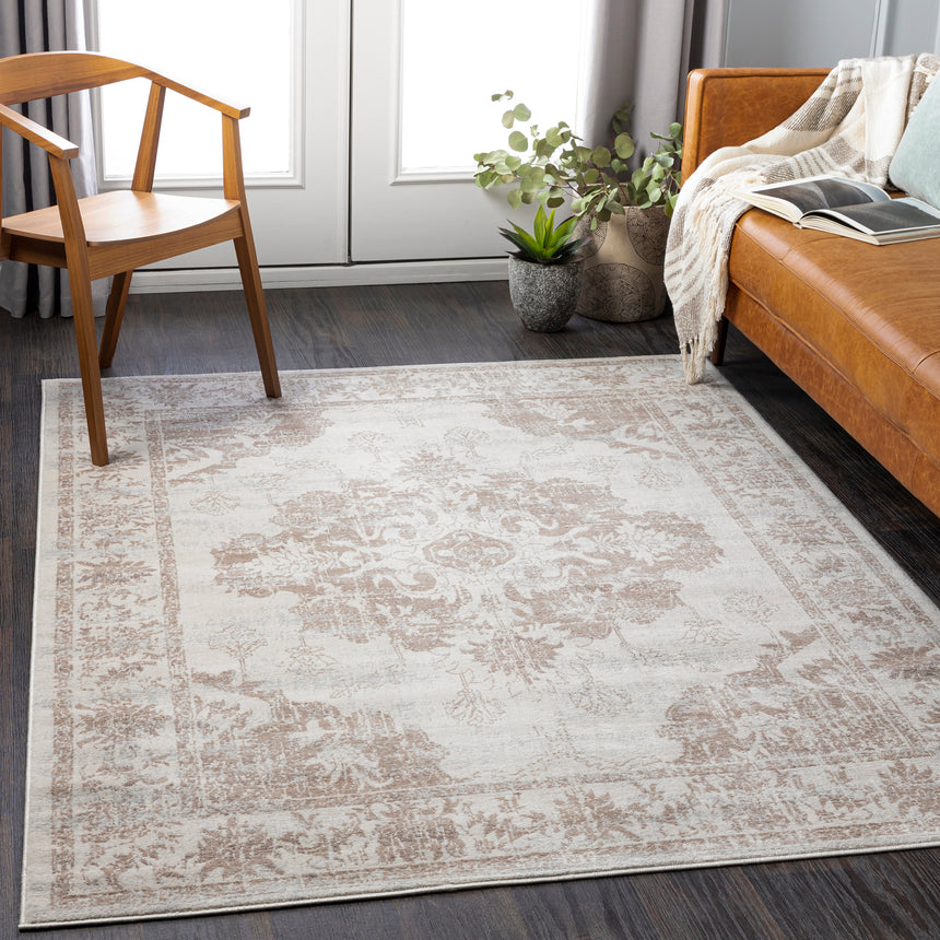 Shawna Vintage Oriental Boho Cream Rug